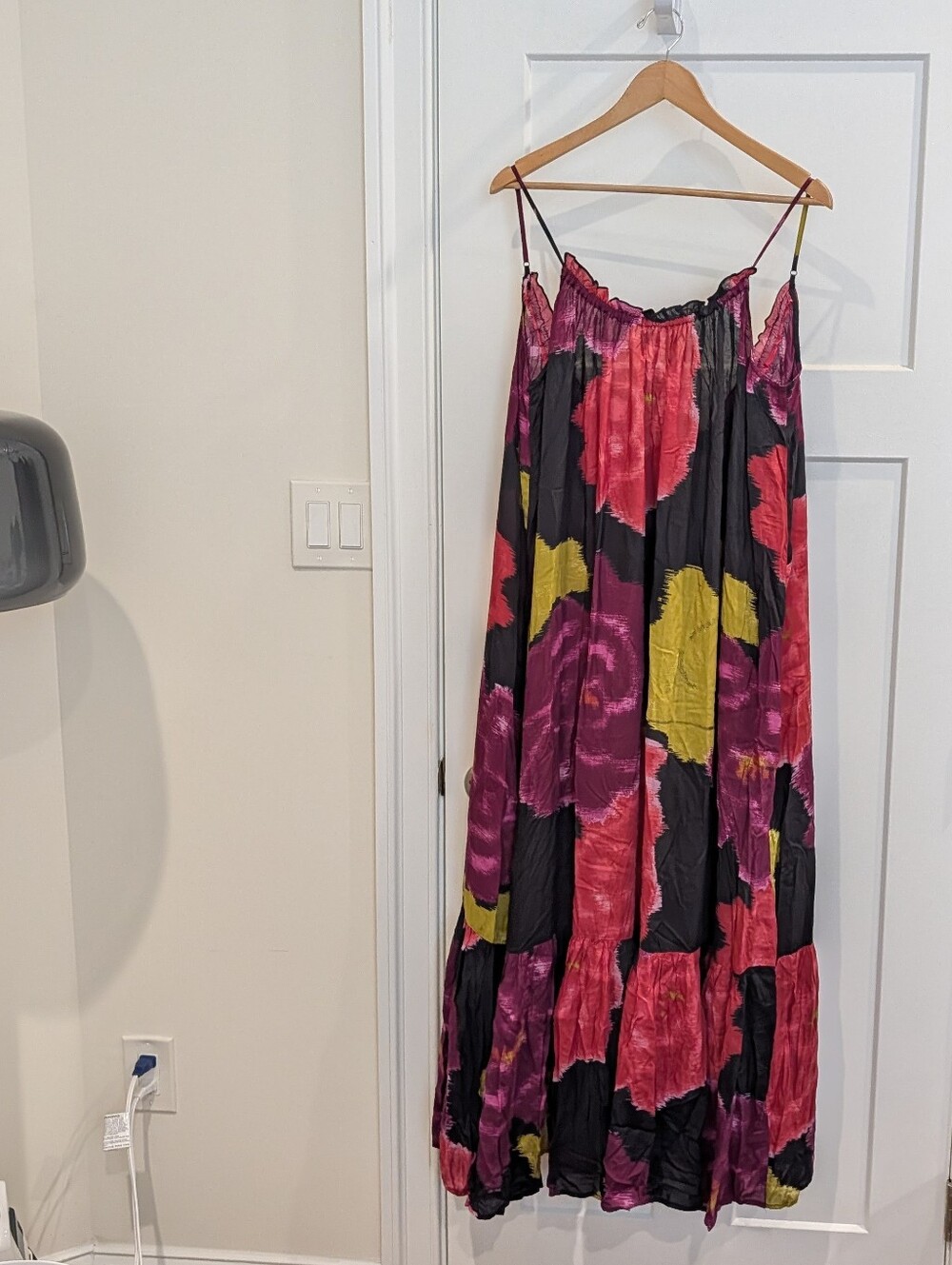 HTF By Anthropologie Flounced Maxi Cover-Up Dress - Picture 2 of 4